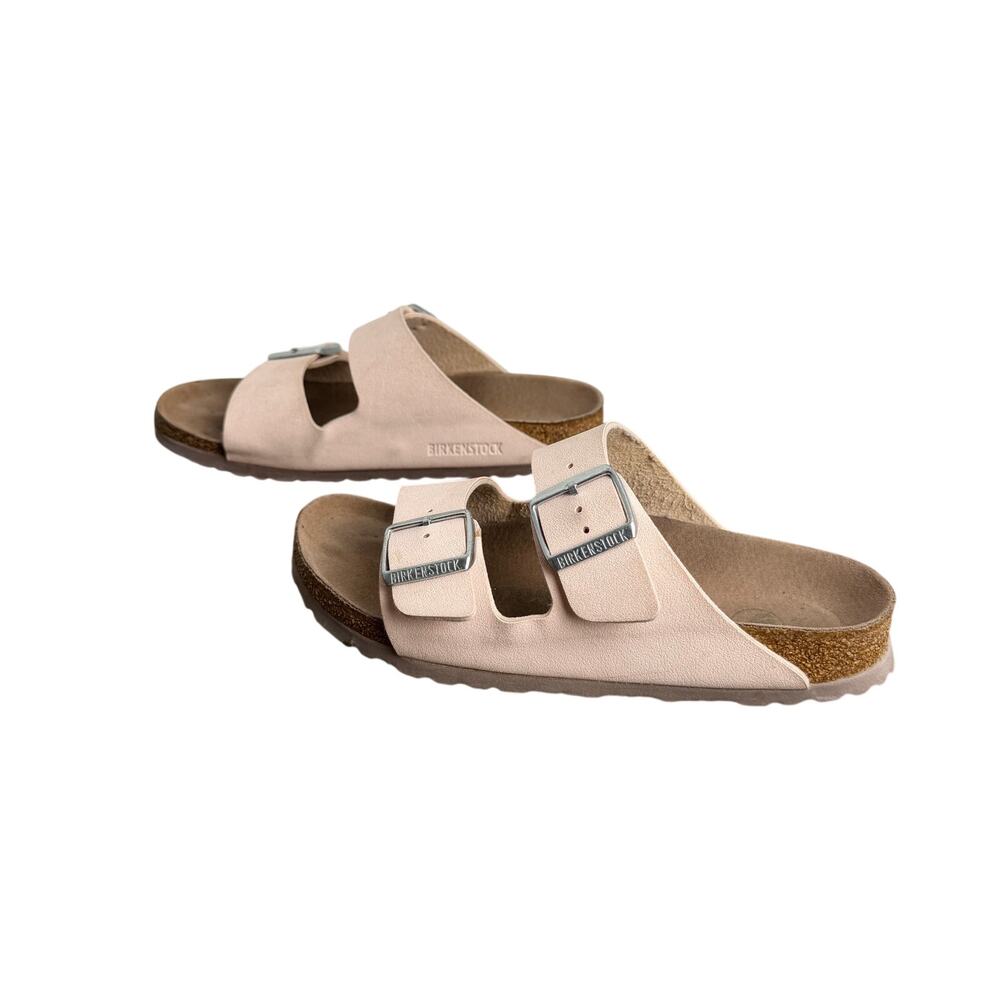 Birkenstock Women’s Sz 6 - 6.5 N/EUR 37 Arizona Lizard Shiny Light Rose MSRP$115
